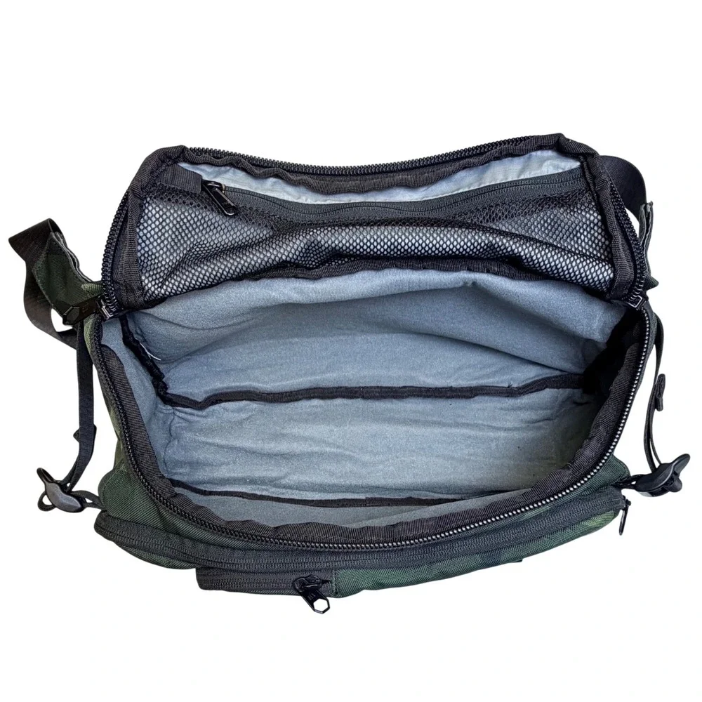 HEX Ranger DSLR Camera Hip Bag Green Camo Cordura Nylon Geometric Tactical